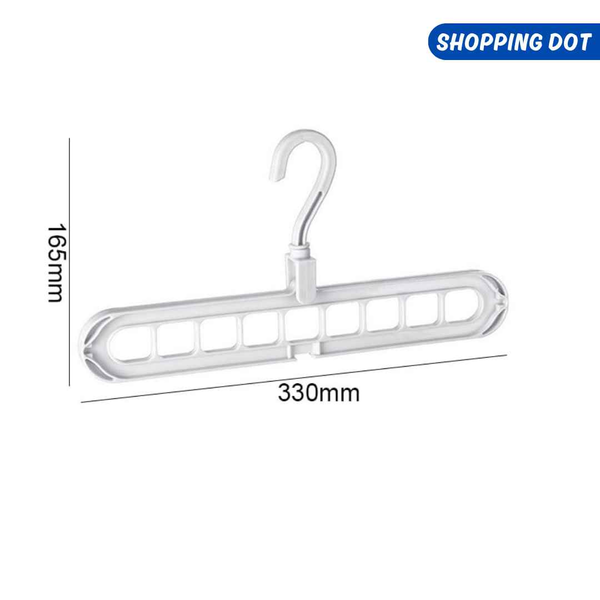 3x Multi-Functional Non-Slip Hanger for Efficient Closet Organization - Space-Saving 360° Rotating Hook