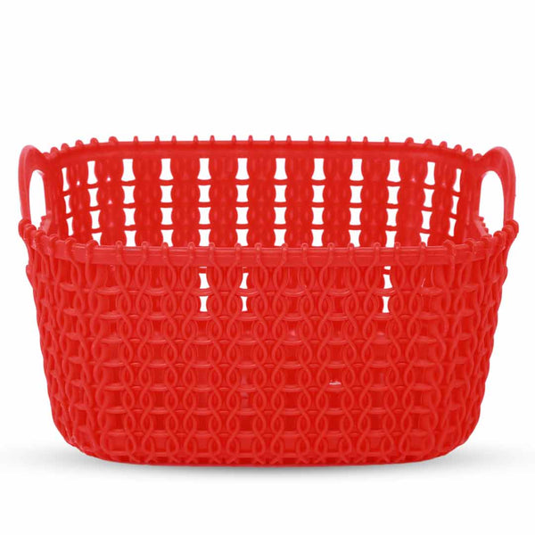 3-Piece Multipurpose Plastic Storage Baskets - Durable and Stylish Organization Solution - SHOPPING DOT