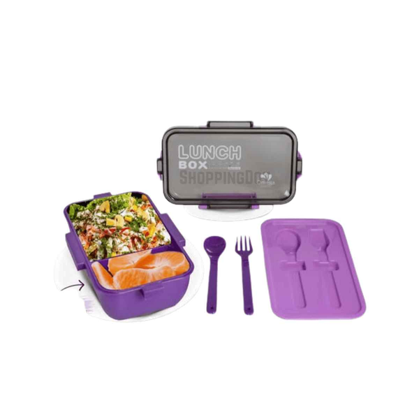 Leakproof Lunch Box - BPA-Free, Microwave Safe, Includes Utensils