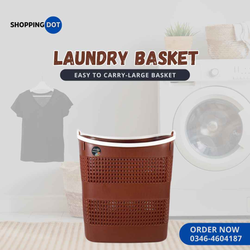 Premium Laundry Basket for Bathroom Accessories - Lightweight, Durable, Spacious, Stylish