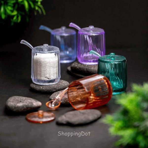 Stylish Mini Sugar Pots - Elegant Storage Jars for Kitchen and Cafe