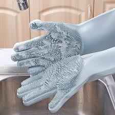 Magic Reuseable Silicon Washing Gloves