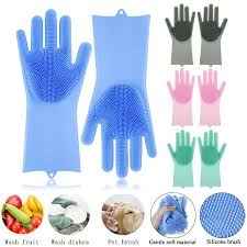 Magic Reuseable Silicon Washing Gloves