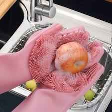 Magic Reuseable Silicon Washing Gloves