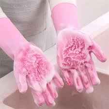 Magic Reuseable Silicon Washing Gloves